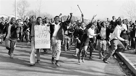  The Soweto Uprising;  a Student Protest Against Afrikaans Language Policy and South African Apartheid Regime